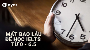 Read more about the article MẤT BAO LÂU ĐỂ HỌC IELTS TỪ 0 – 6.5?